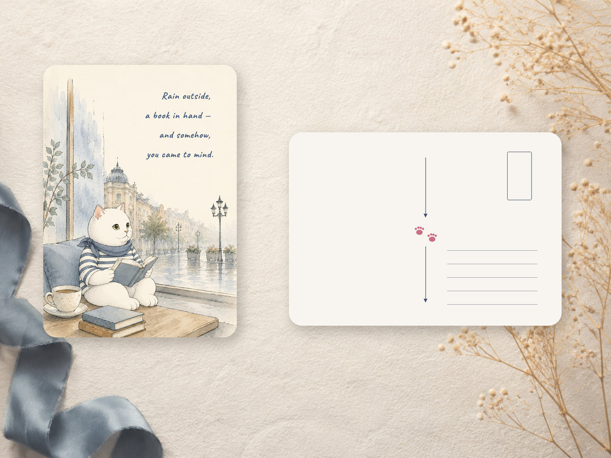 Wish You Were Here — Set of 5 Illustrated Postcards