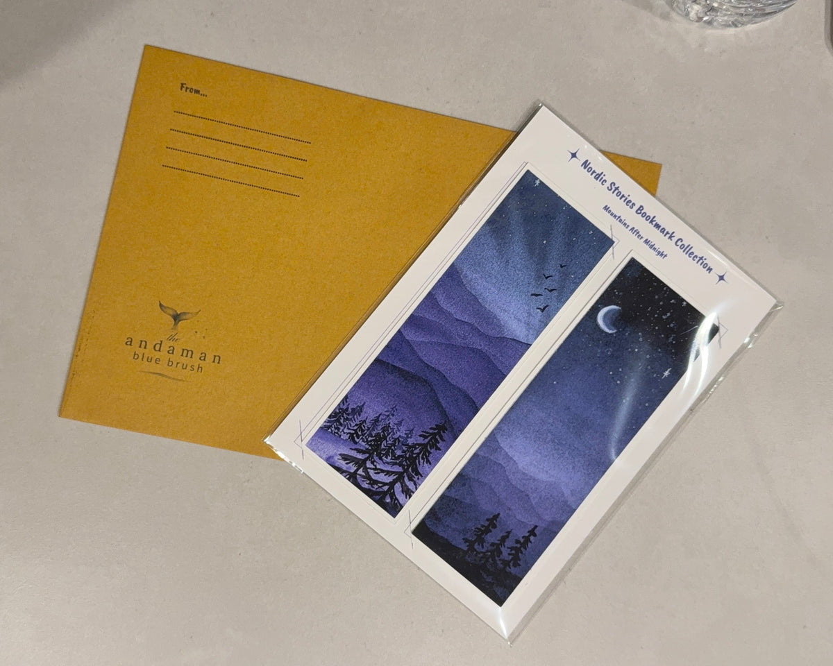 Mountains After Midnight Bookmark set of 2
